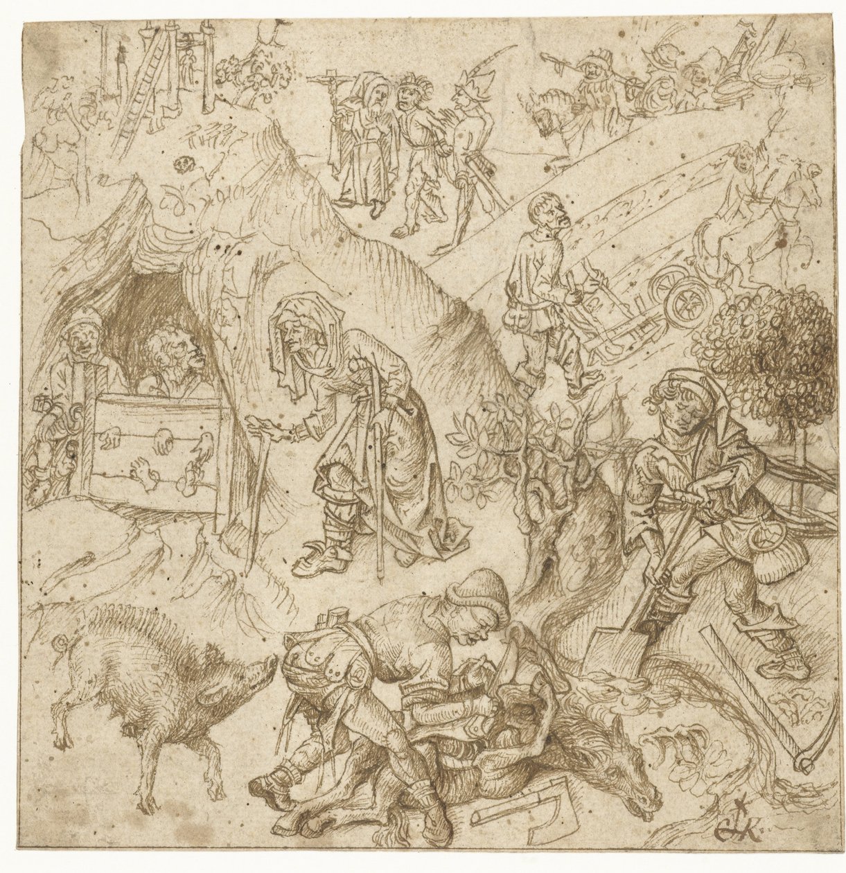 The Children of Saturn by Meester van het Amsterdamse Kabinet