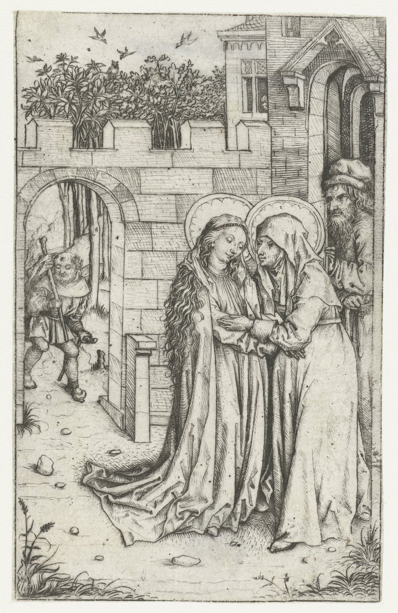 The Visitation by Meester van het Amsterdamse Kabinet
