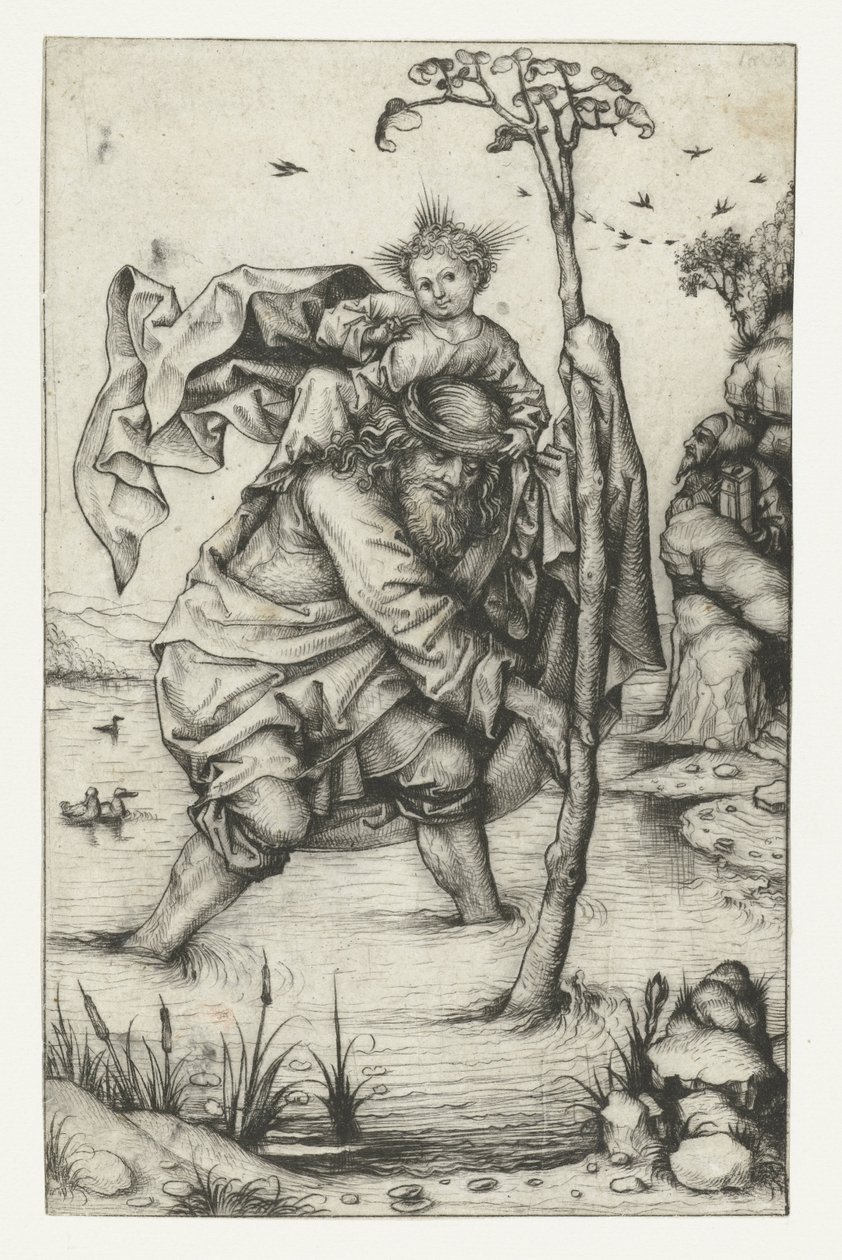Saint Christopher (Large Version) by Meester van het Amsterdamse Kabinet
