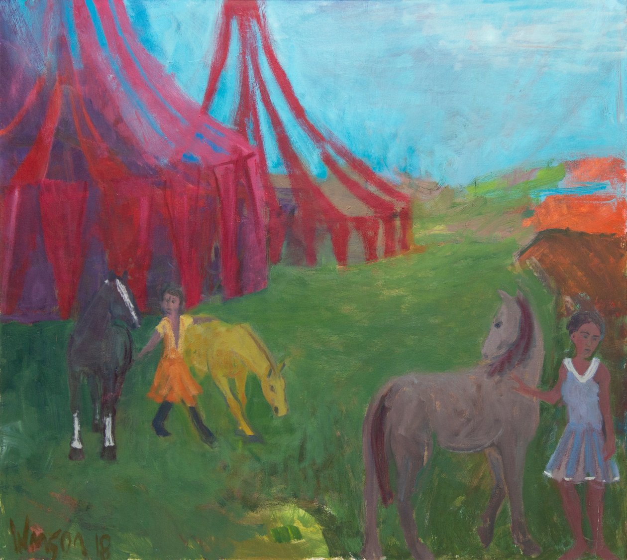 Morning Run Through, 2018 by Megan Williamson