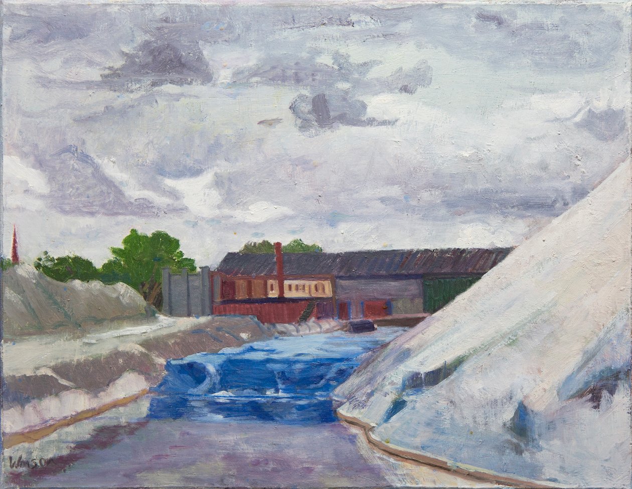 Salt Dam on the Cal Sag, 2014 by Megan Williamson