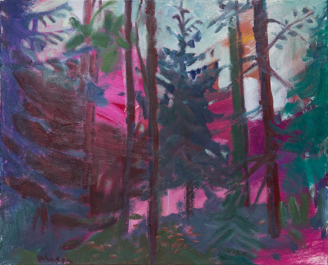 Stepped in the middle of seven sad forests, 2016 by Megan Williamson