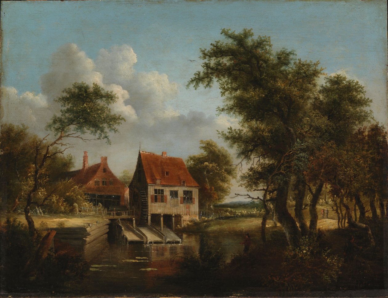 The Water Mill by Meindert Hobbema