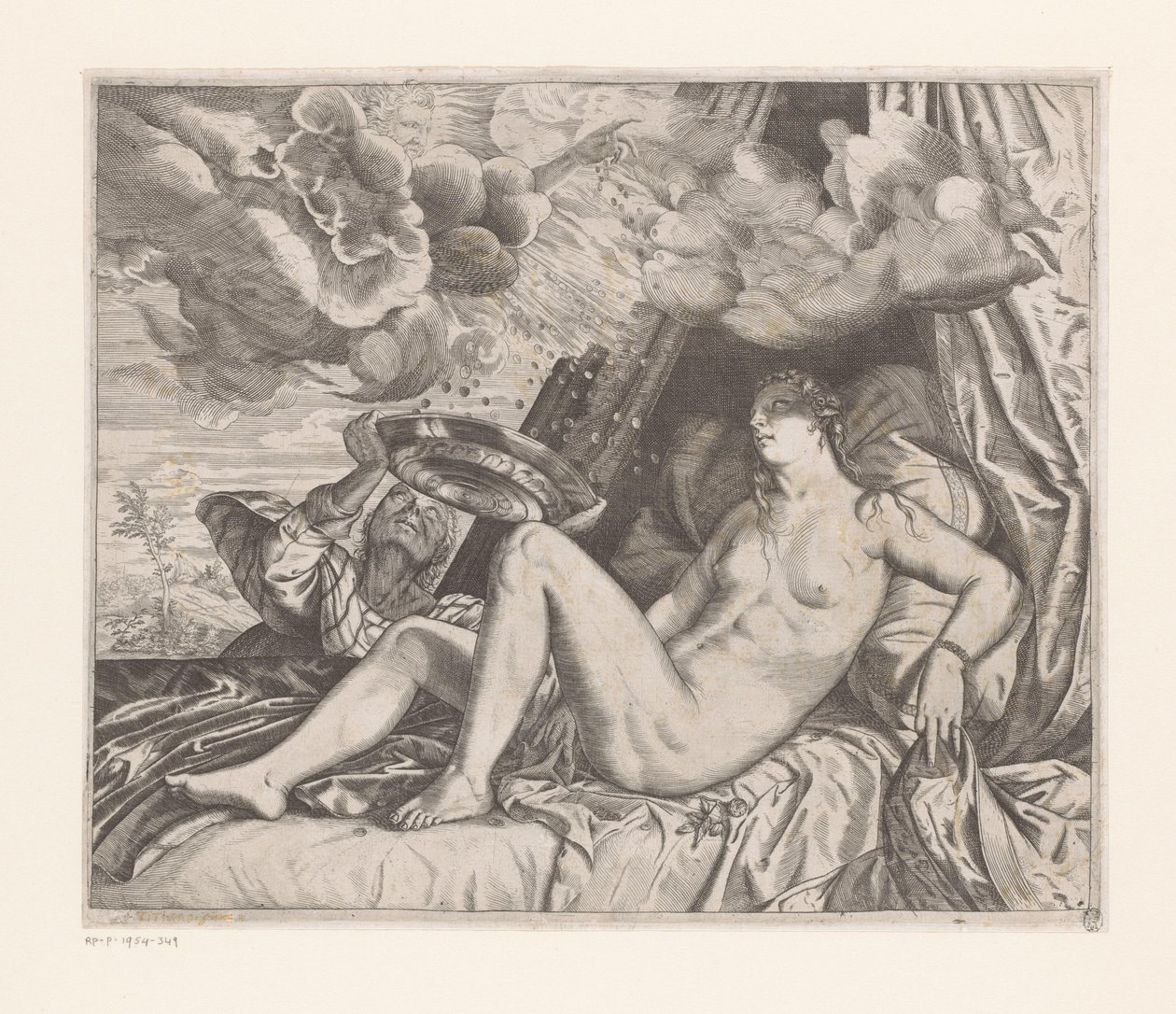 Jupiter and Danaë by Melchior Meier