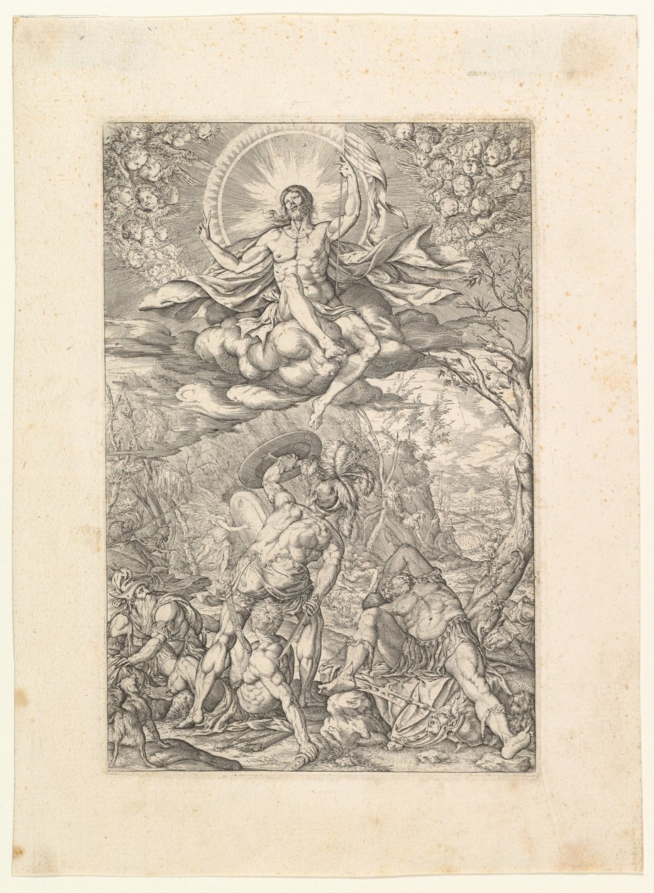 The Resurrection, 1577 by Melchior Meier: Fine art print