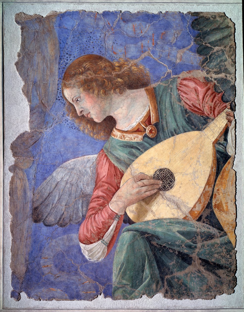 Angel playing lute, c.1480 by Melozzo da Forli