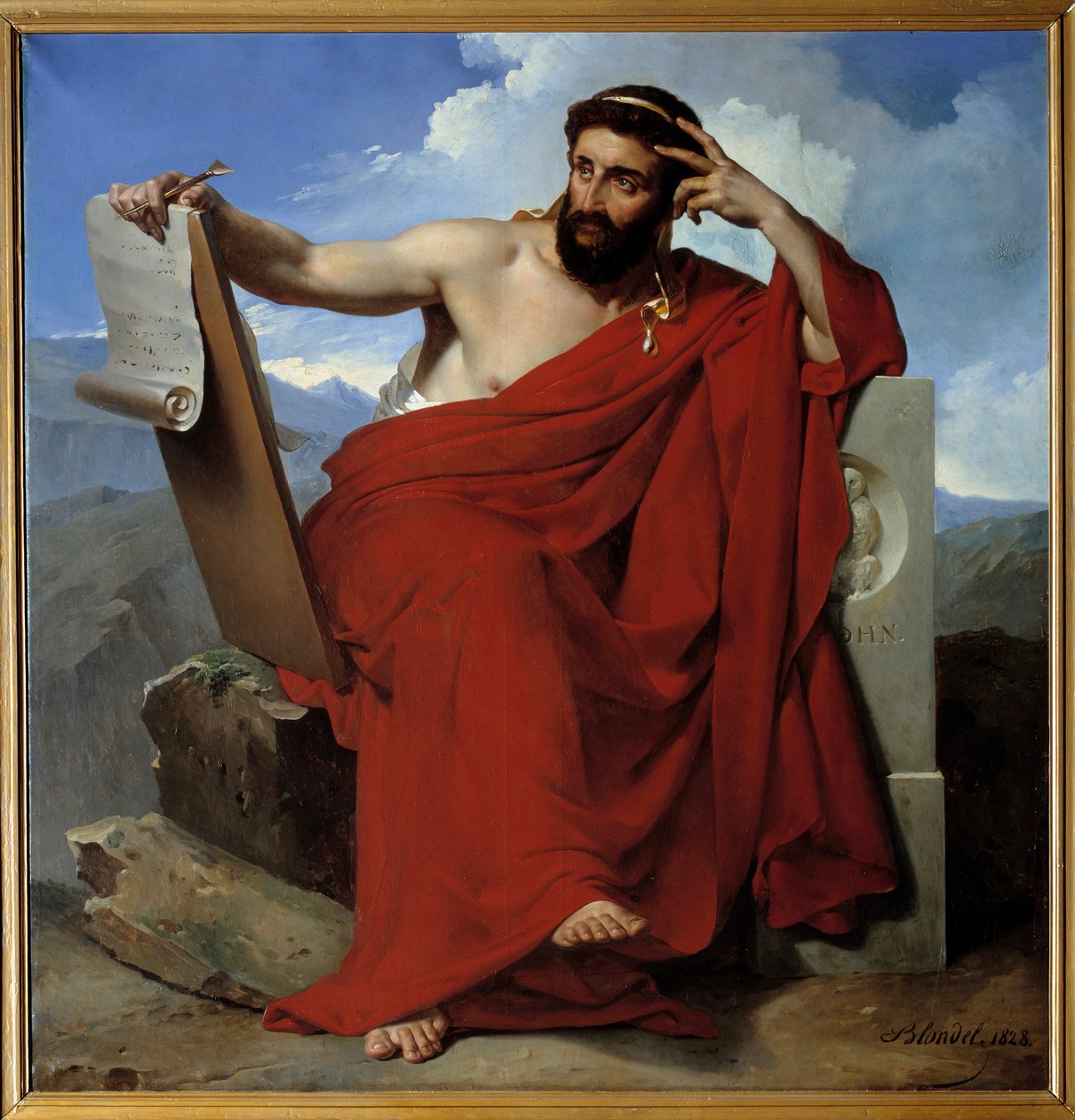 Portrait of Solon, Legislator and Poet of Athens by Merry Joseph Blondel
