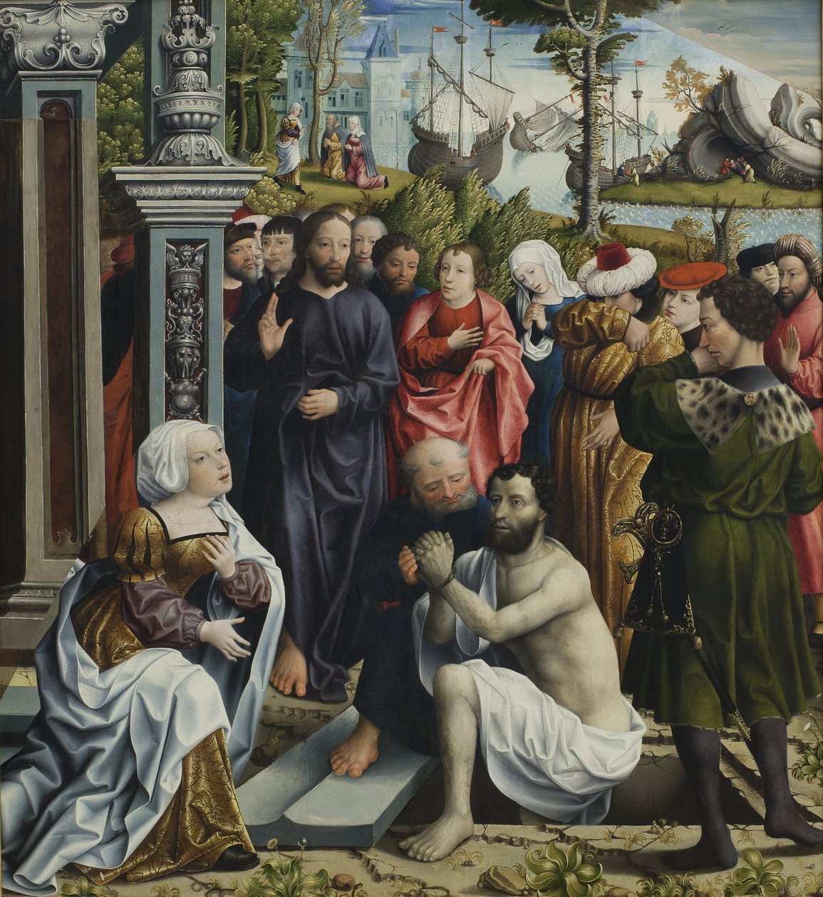 The Raising of Lazarus by Mesteren for Skt. Maria Magdalena Legenden