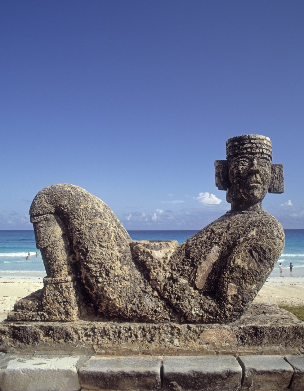 Copy of the statue of Chac-Mool from Chichen-Itza, Yucatan, c.987-1185 BC by Mexican School