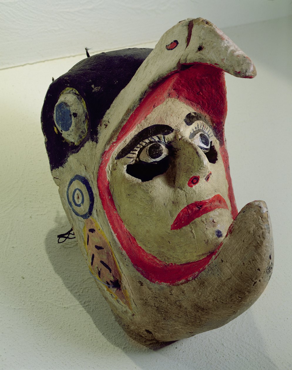 Eagle warrior mask by Mexican School
