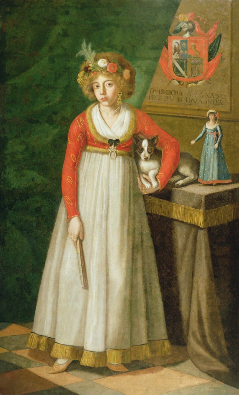 Portrait of Isidore, 1810 by Mexican School