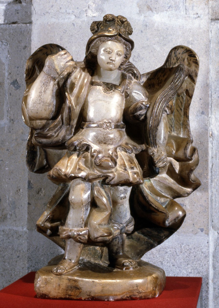 Statue of St. Michael by Mexican School