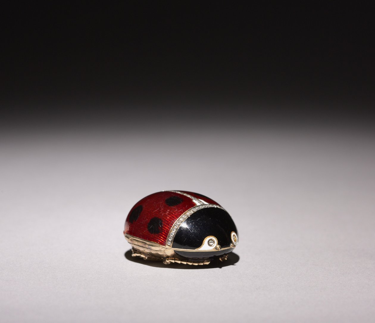 Ladybug Box, firm of Peter Carl Fabergé by Michael Evlampievich Perkhin