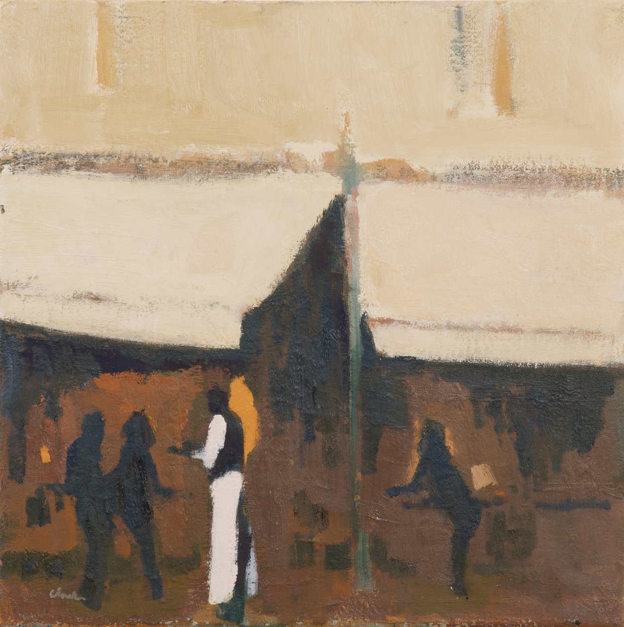 Waiter, Paris, Evening, 2017 by Michael G. Clark