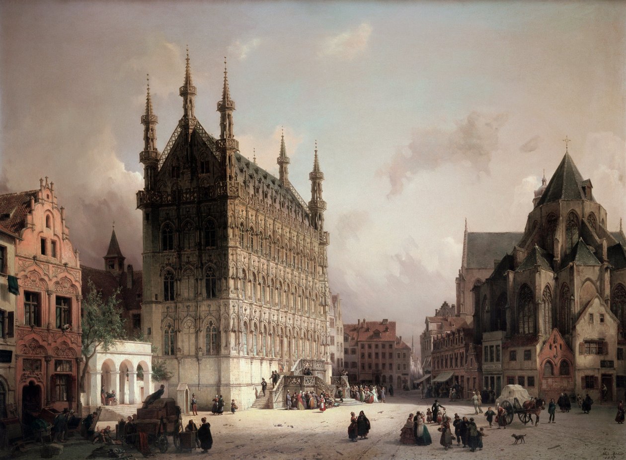 The Town Hall of Louvain by Michael Neher