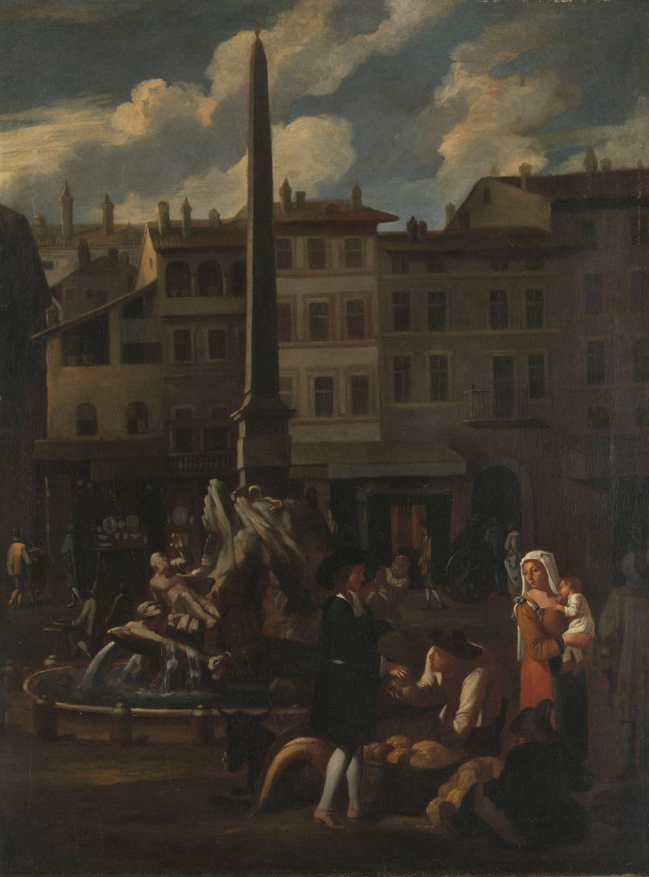 Market Scene in Rome by Michael Sweerts: Buy fine art prints
