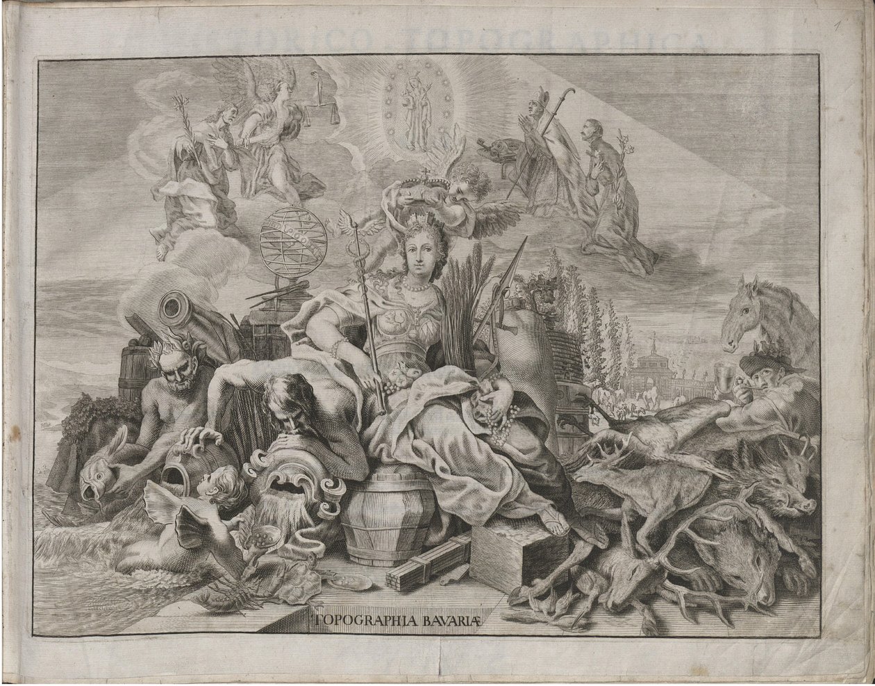 Historico-Topographica Descriptio: Description of the Electorate and Duchy of Upper and Lower Bavaria by Michael Wening