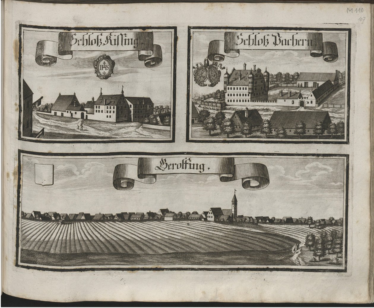 Historico-Topographica Descriptio: Description of the Electorate and Duchy of Upper and Lower Bavaria by Michael Wening