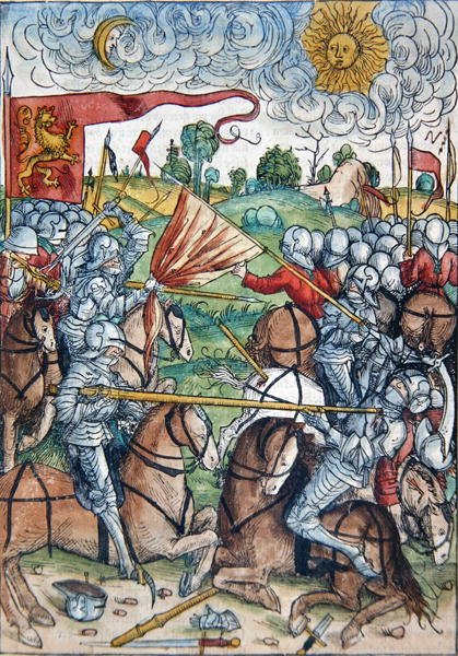 The Battle of Gibeon and the Sun and Moon Standing Still at the Request of Joshua, from 