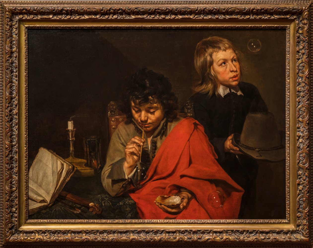Boys Blowing Bubbles by Michaelina Wautier