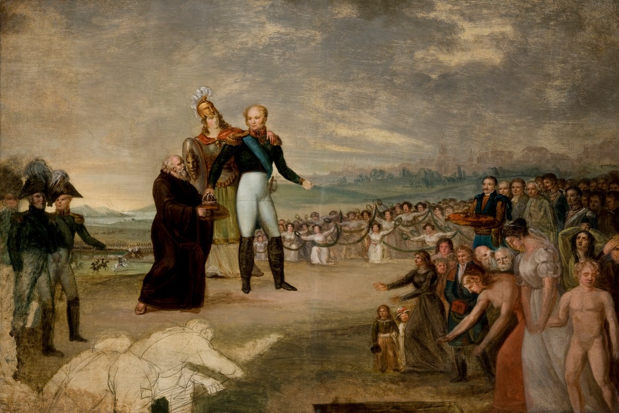 Alexander I Crowned King of Poland by Michal Stachowicz
