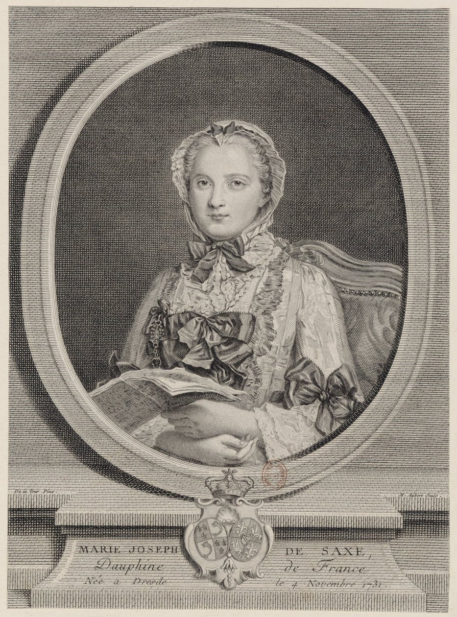 Marie Josèphe, Dauphine of France in 1747 by Michel Aubert