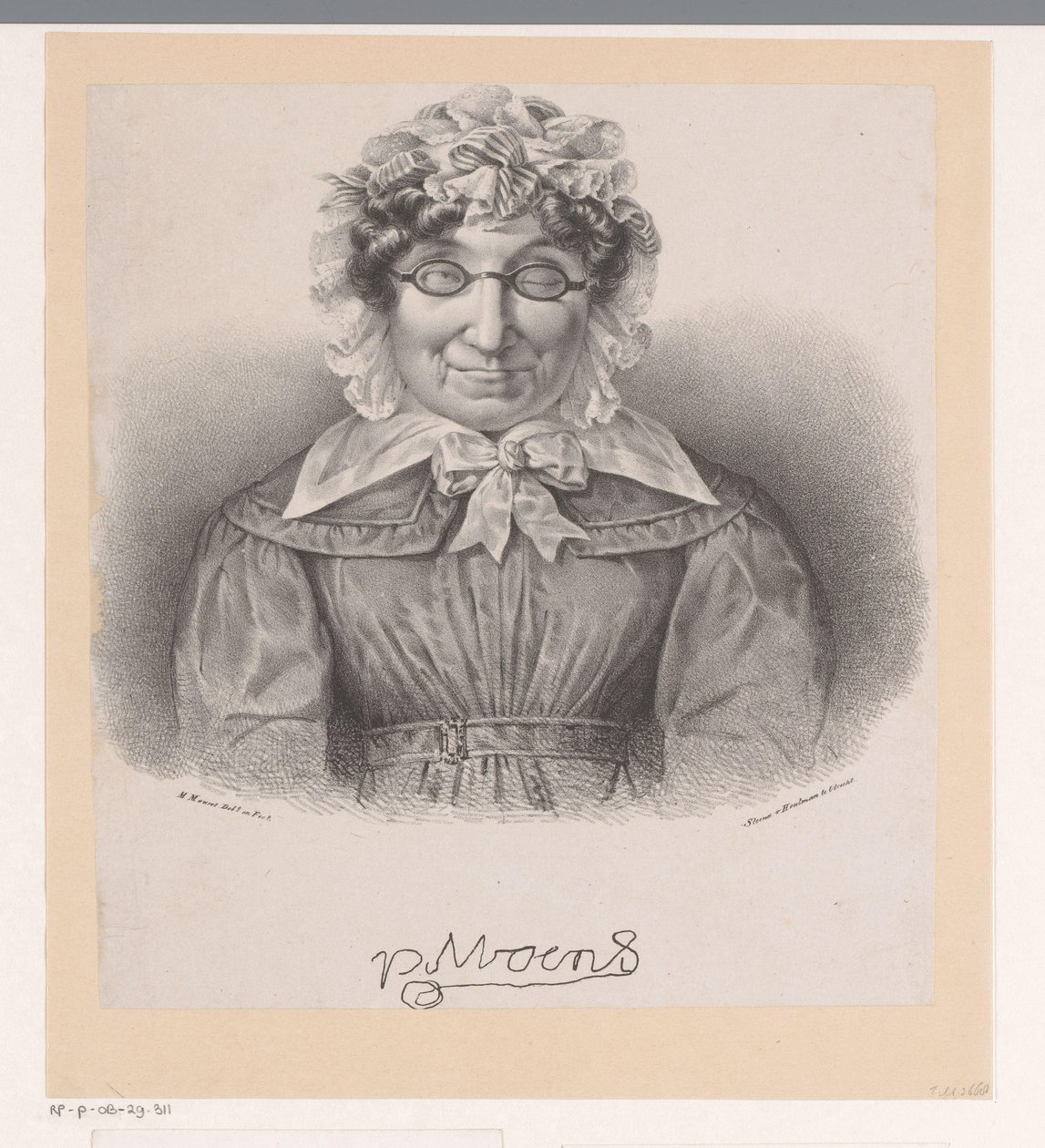 Portrait of Petronella Moens by Michel Mourot