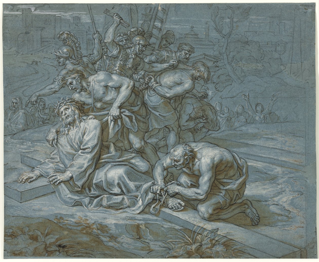 Christ Disrobed on the Cross by Michel des Gobelins Corneille
