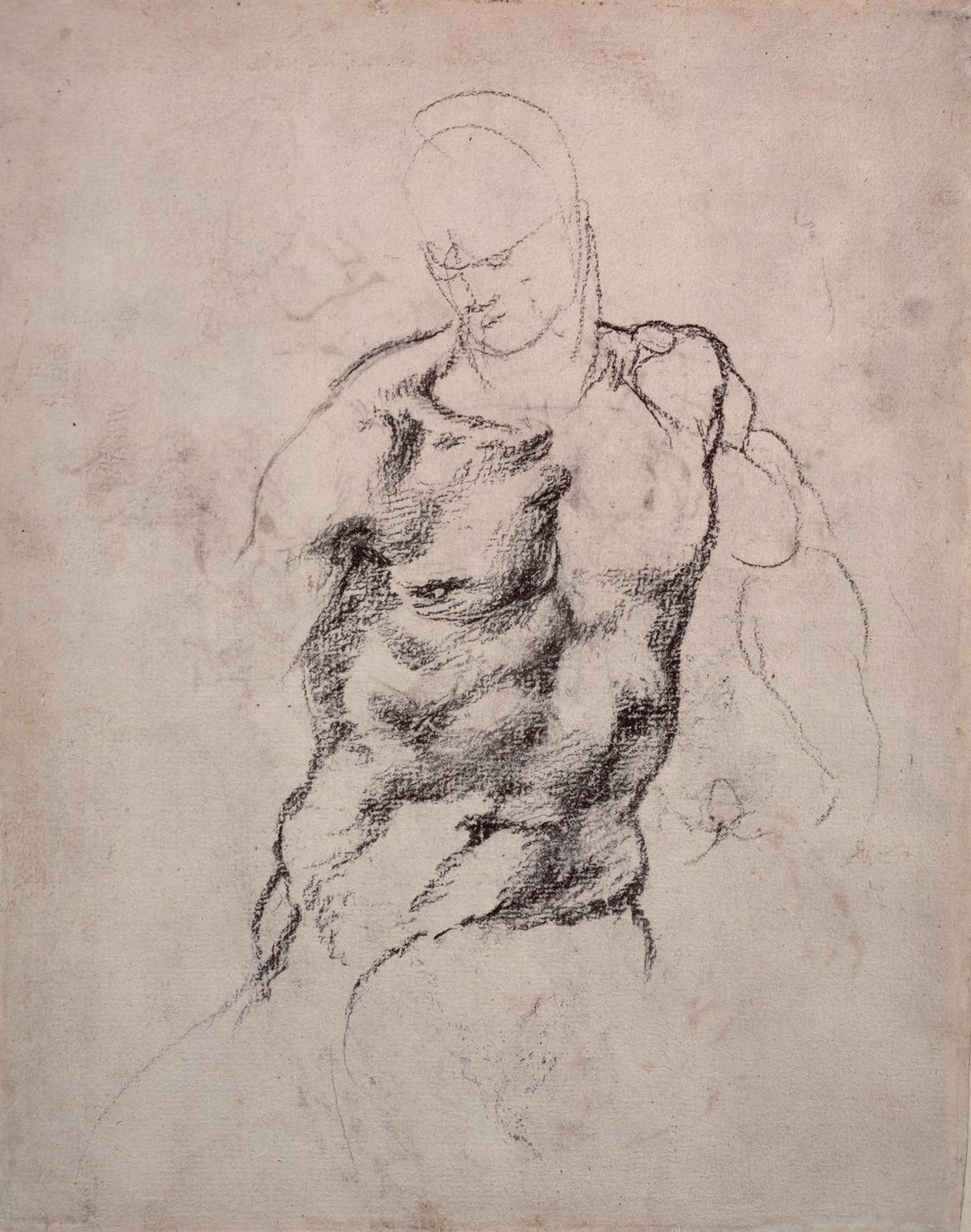Figure Study by Michelangelo Buonarroti