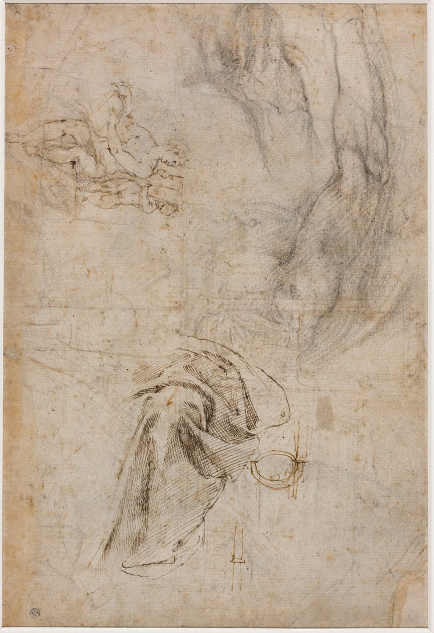 Scheme for the Decoration of the Ceiling of the Sistine Chapel by Michelangelo Buonarroti