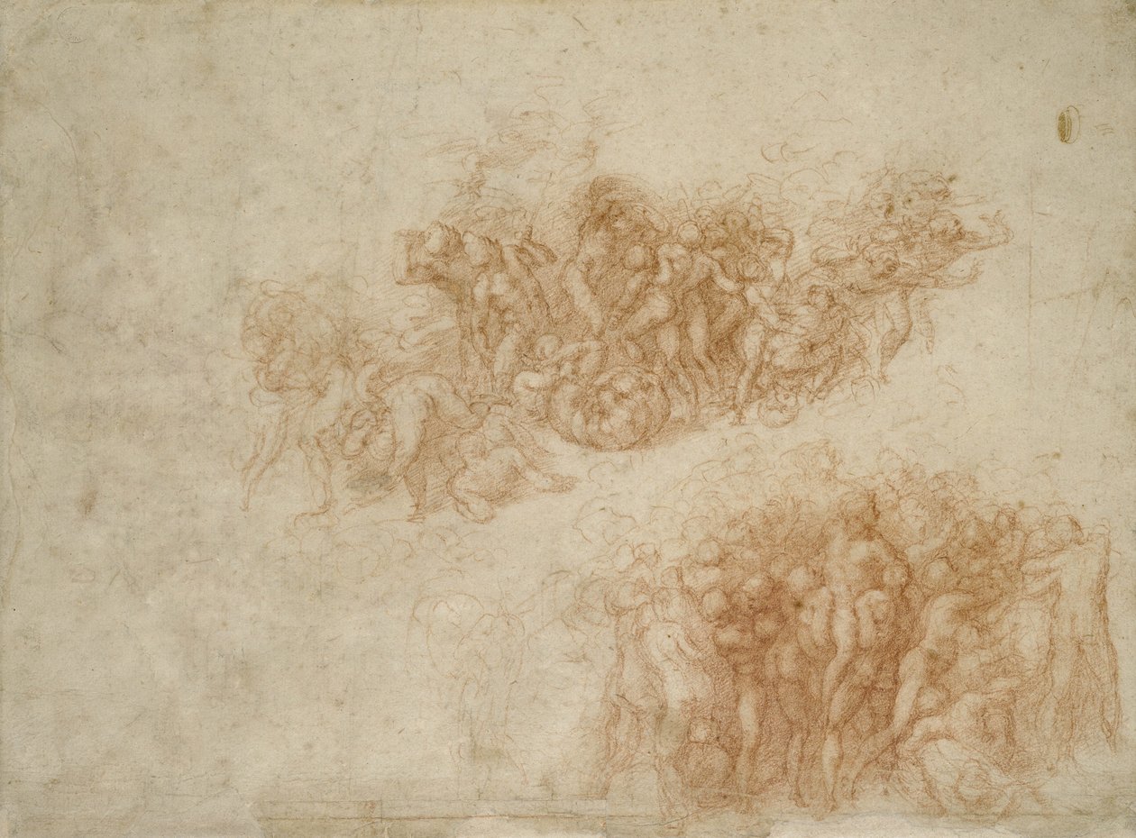 The Worship of the Brazen Serpent, c.1530 by Michelangelo Buonarroti