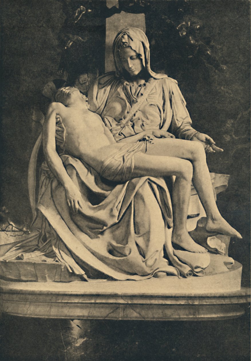 Pieta by Michelangelo, Basilica of St. Peter, Rome by Michelangelo Buonarroti