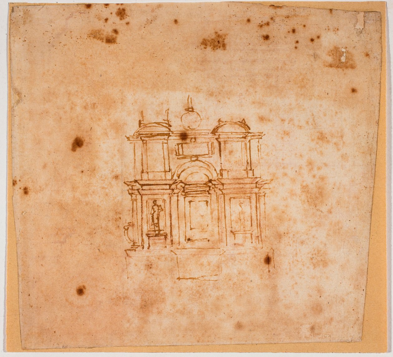 Studies for a Tomb Monument for the New Sacristy by Michelangelo Buonarroti