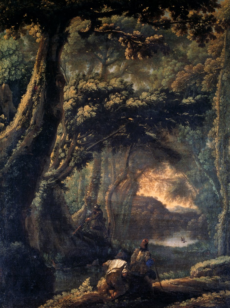 Coot hunting by Michelangelo Cerquozzi