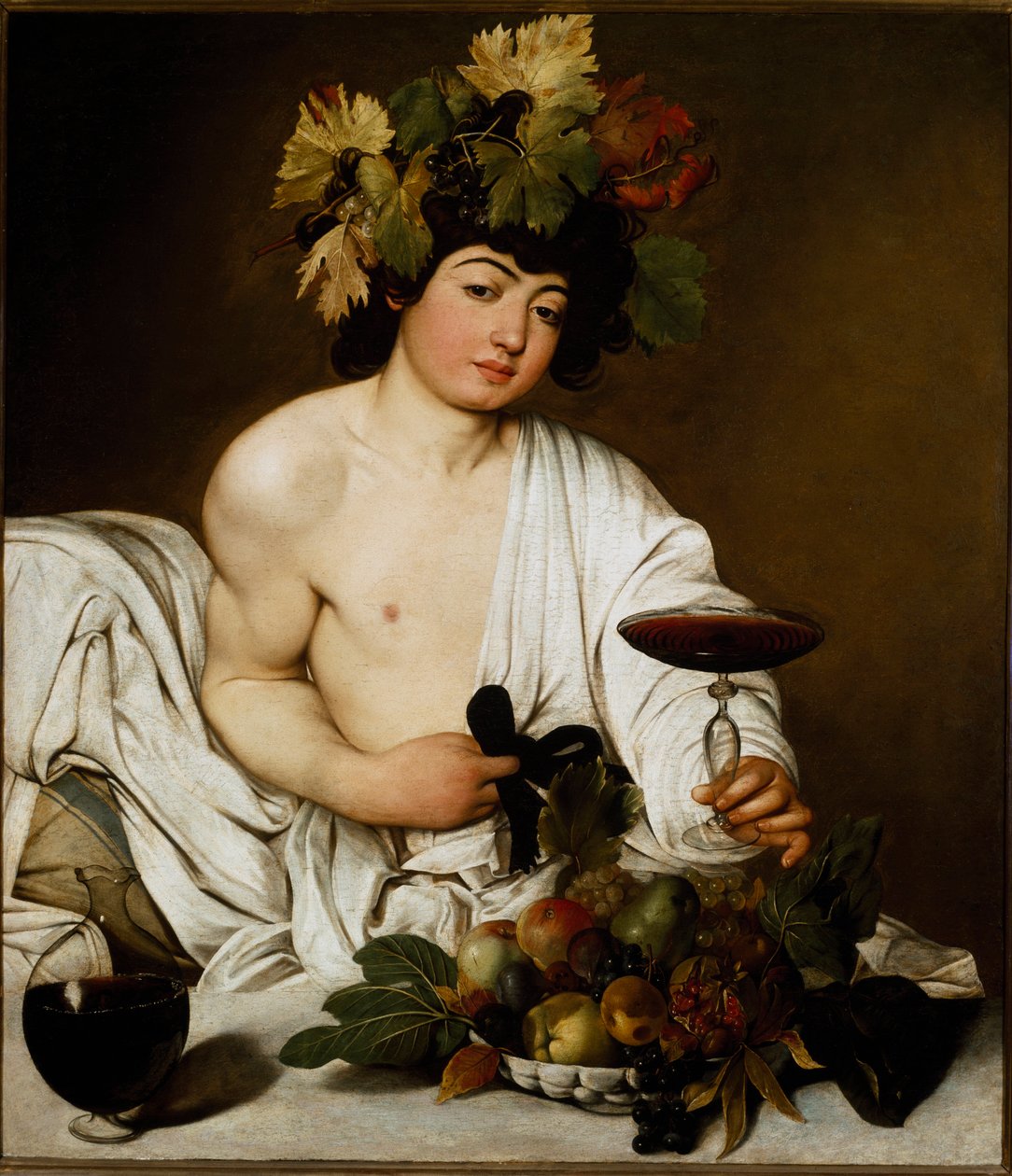 Bacchus by Michelangelo Merisi da Caravaggio: Fine art print