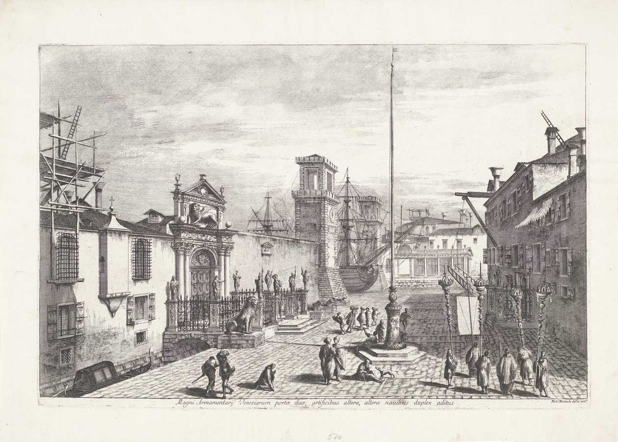 Porta Magna of the Venetian Arsenal by Michele Marieschi