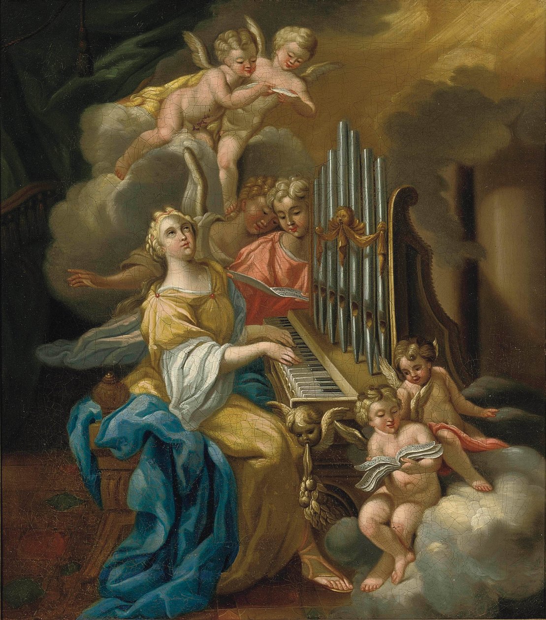 Saint Cecilia by Michele Rocca: Buy fine art print