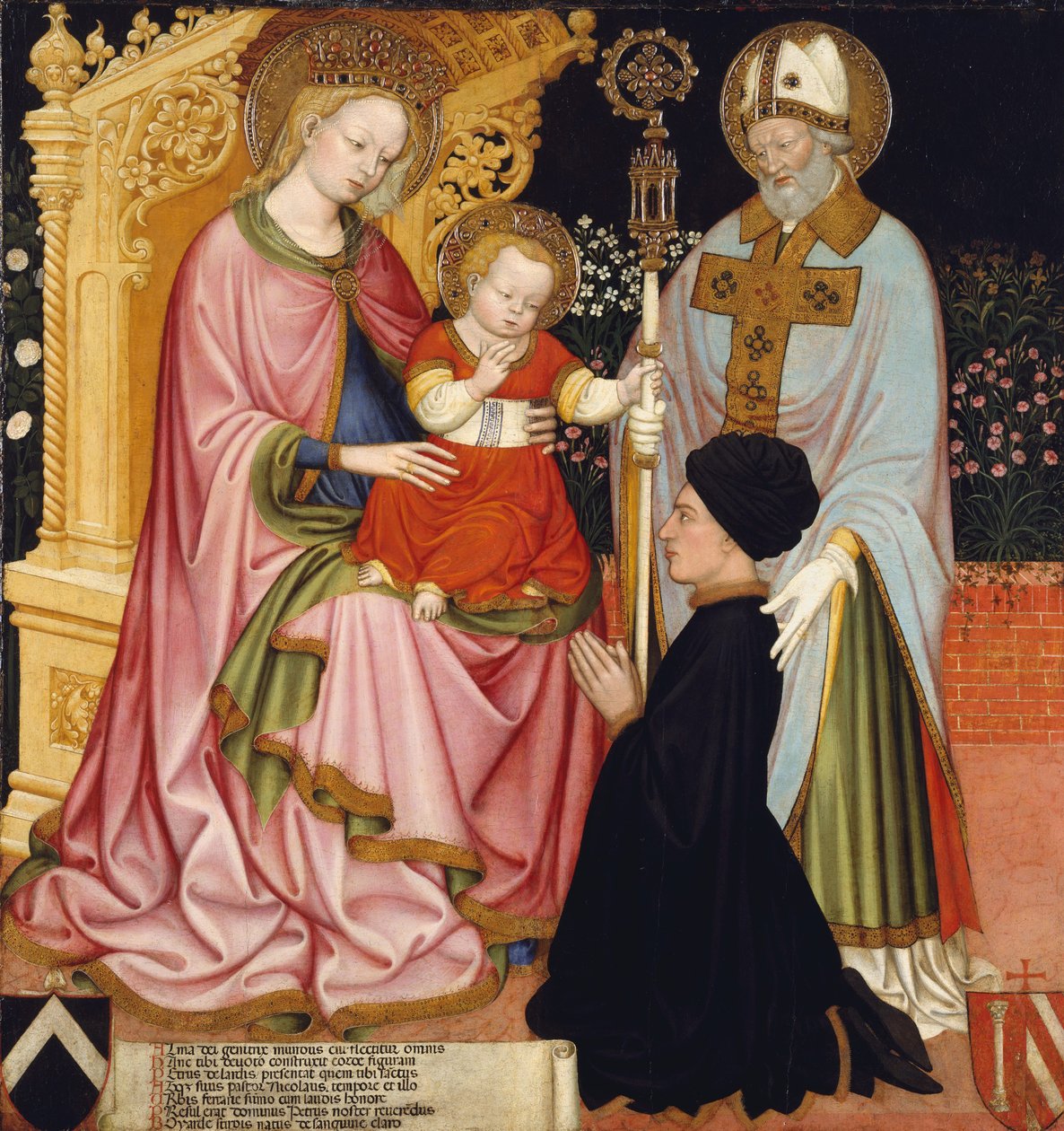 Madonna and Child with the Donor, Pietro de