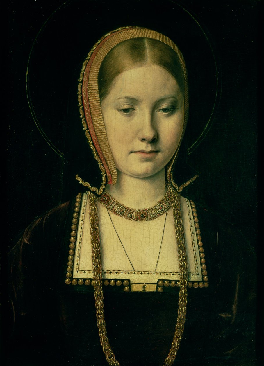 Portrait of a woman, possibly Catherine of Aragon by Michiel Sittow