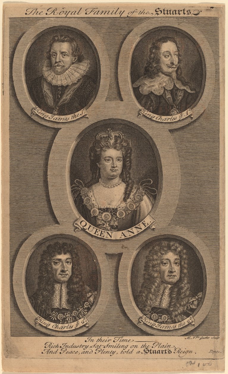 The Royal Family of the Stuarts by Michiel van der Gucht