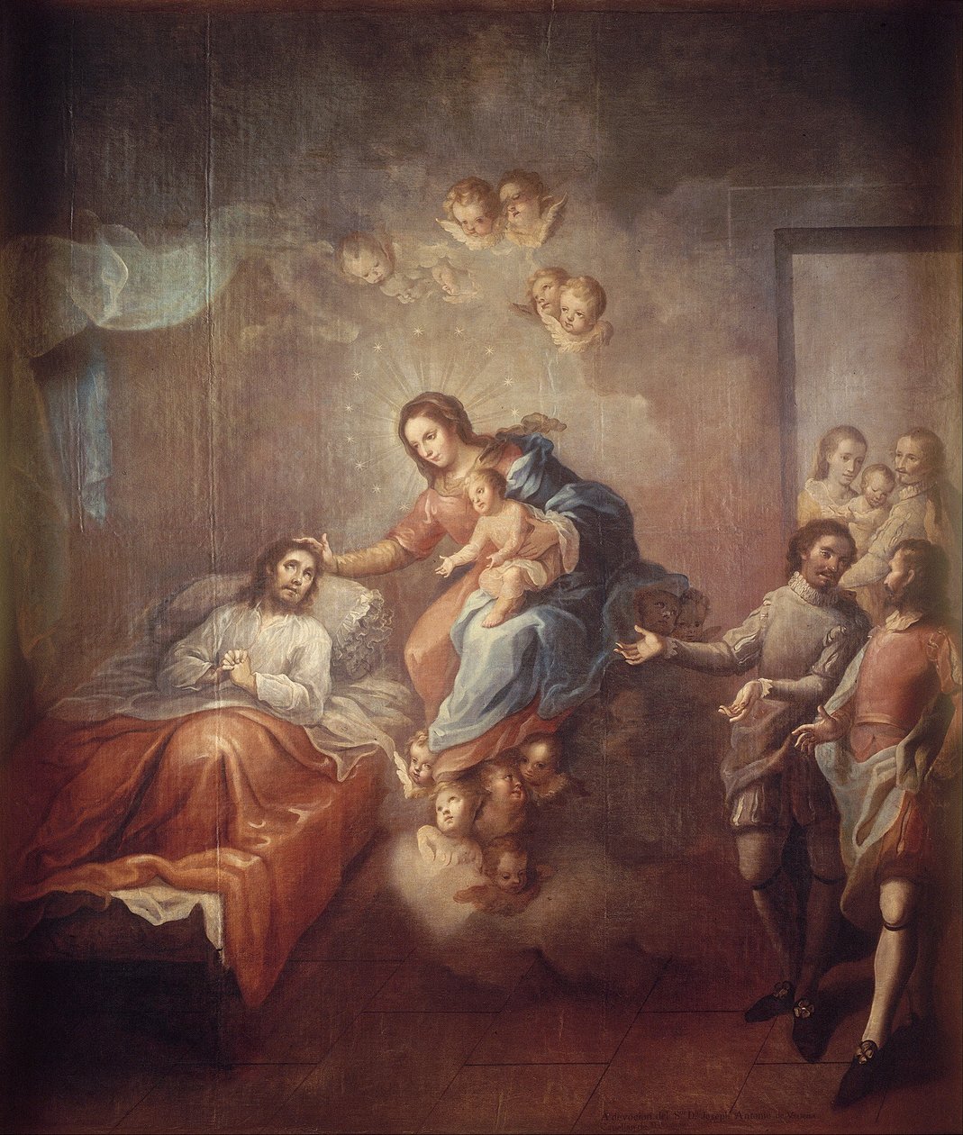 The Conversion of Saint Ignatius Loyola by Miguel Cabrera