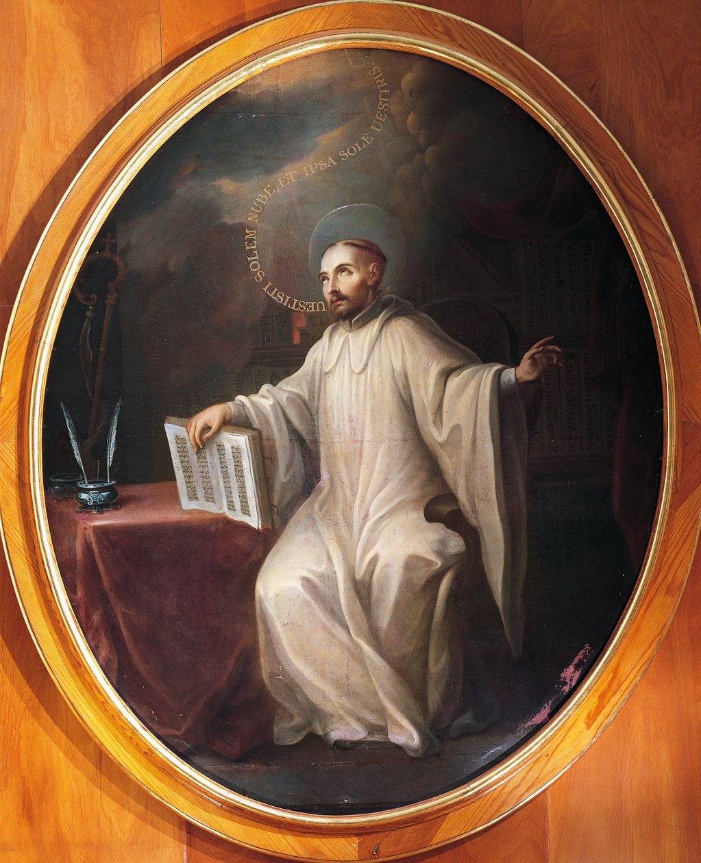 St Bernard of Clairvaux by Miguel (attr. to) Cabrera