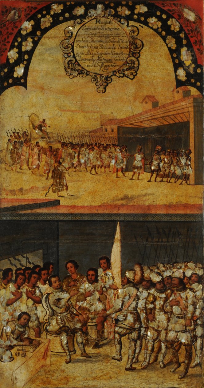 The Conquest of Mexico, Plate XV by Miguel Gonzales