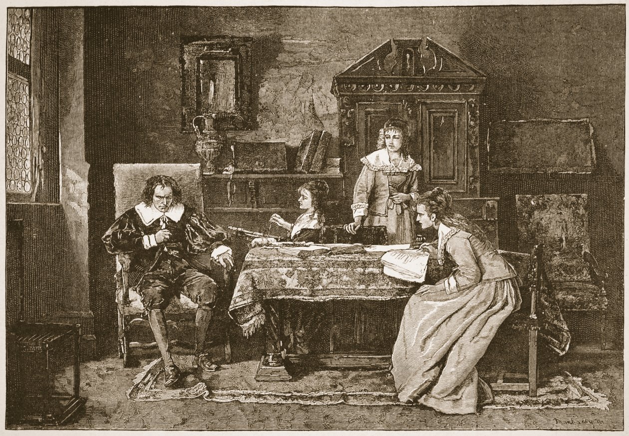 Milton Dictating 
