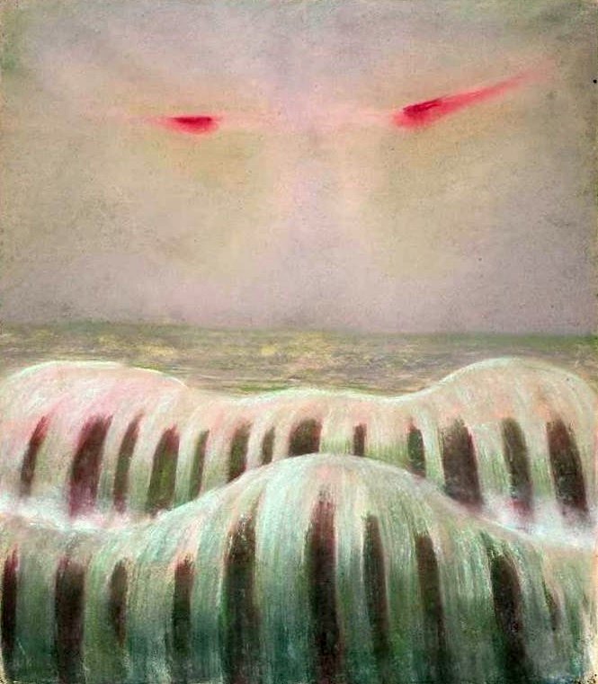 The Deluge - Seascape by Mikalojus Konstantinas Čiurlionis