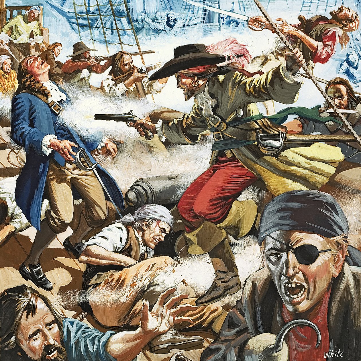 Pirates by Mike (20th century) White