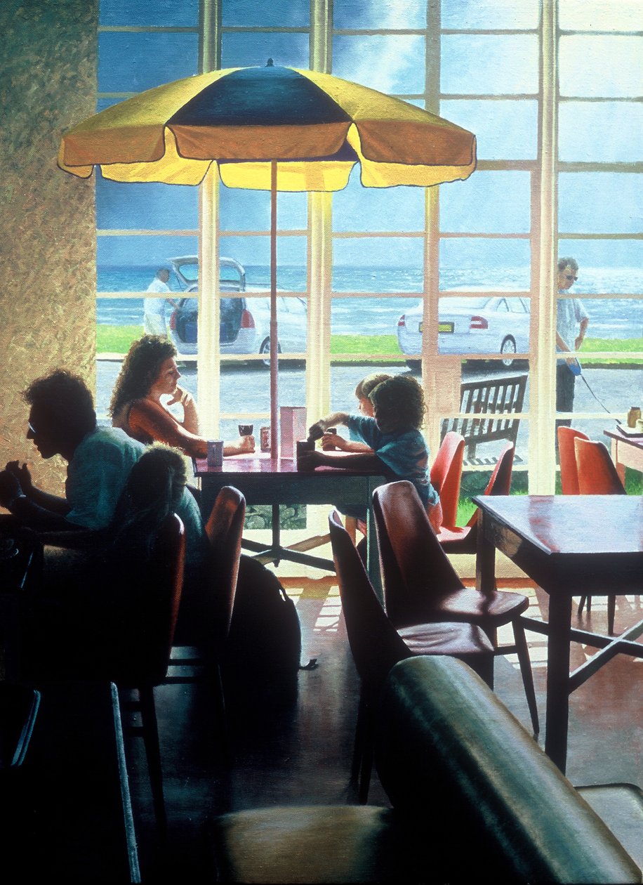 Afternoon at the Beach Café by Mike Briscoe
