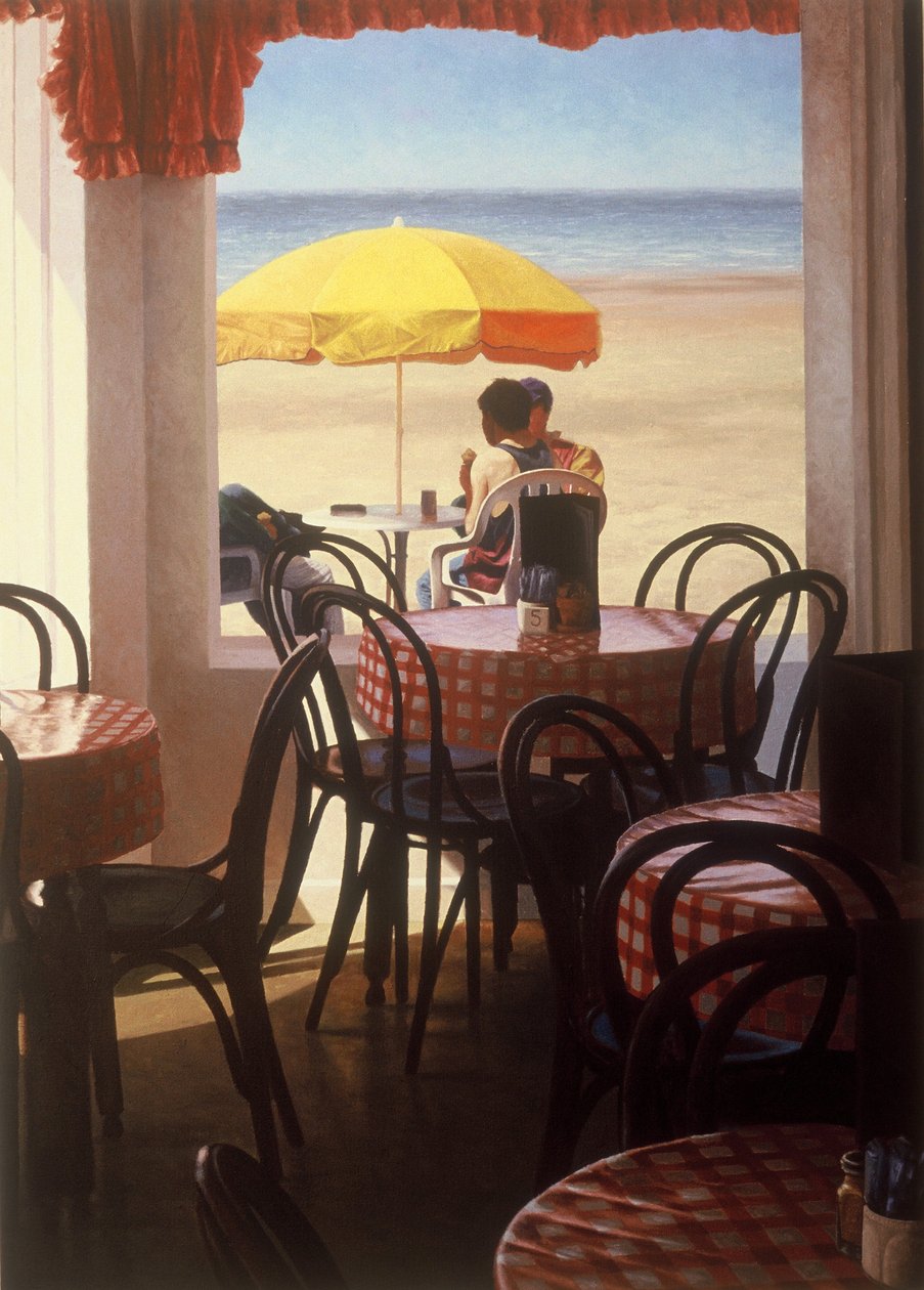 All Outside the Cafe 2 by Mike Briscoe