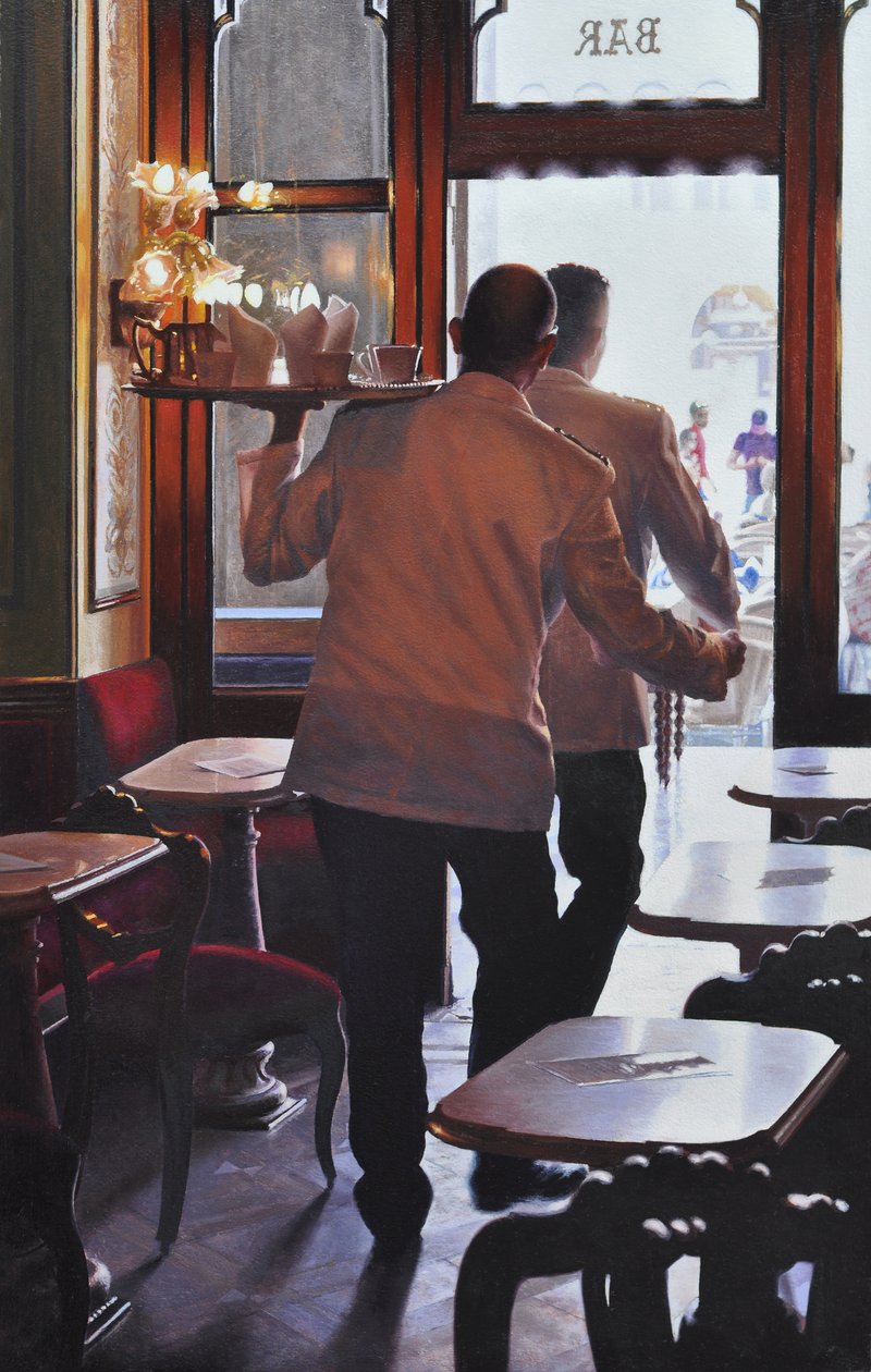 Dancing Waiters, 2019 by Mike Briscoe
