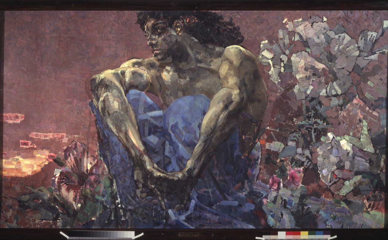 The Seated Demon, 1890 by Mikhail Aleksandrovich Vrubel